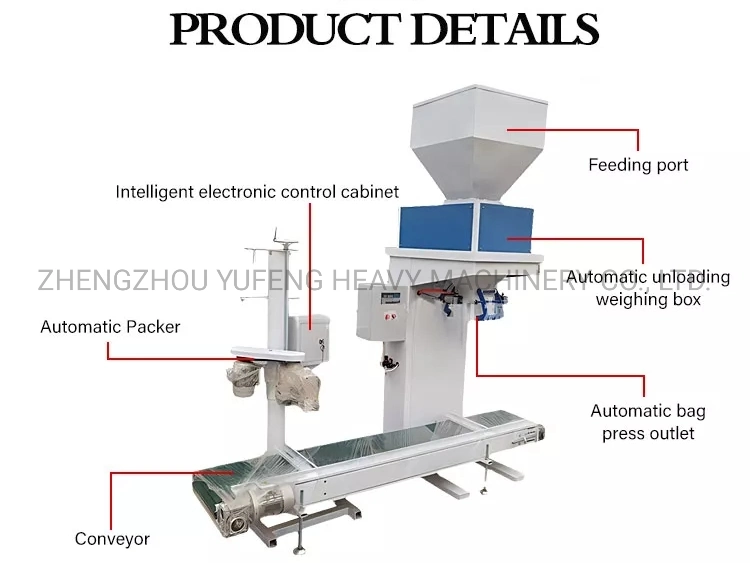 Automatic Weighing Bag Filling Machine Beans Feed Granular Fertilizer Pellet