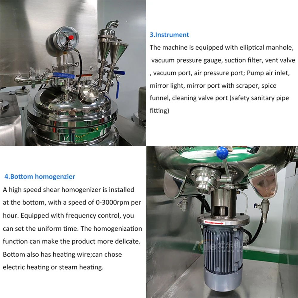 Mixing Machine Vacuum Homogenizer Emulsifier for Eye Cream