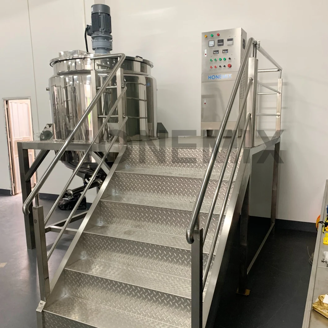 Honemix Cosmetic Daily Chemical Shampoo Liquid Soap Detergent Cleaner Homogenizer Mixer/ Mixing/ Making Tank Machine Manufacture