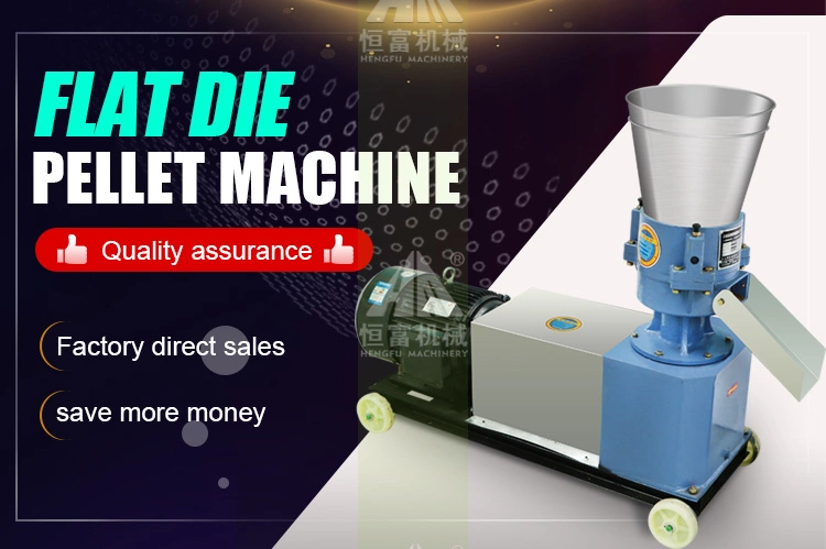 Hot Selling Flat Die Chicken/Duck/Rabbit/Goose Feed Pellet Mill with CE