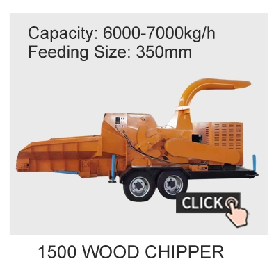 12 Inch Hydraulic Drum Chipper Wood Log Crusher Tree Shredder Machine